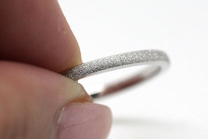 classic silver wedding band