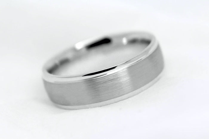 5mm 925 Silver Dome Brushed Wedding Band for Men and Women | T