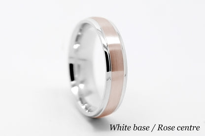 3mm Gold Classic Brushed Low Dome Wedding Band for Women and Men | 6010