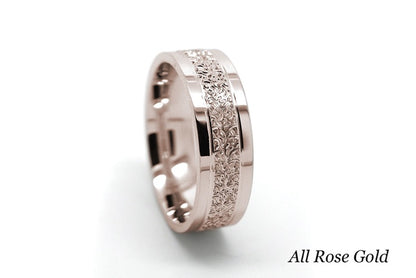 6mm Gold Filigree Engraved Wedding Band for Men and Women | 6550