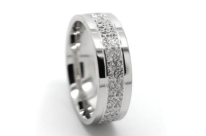 6mm 925 Silver Filigree Engraved Wedding Band for Men and Women | 6550