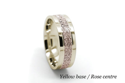 6mm Gold Filigree Engraved Wedding Band for Men and Women | 6550
