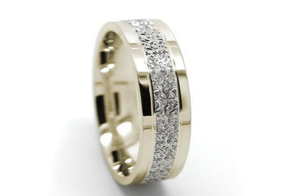 6mm Gold Filigree Engraved Wedding Band for Men and Women | 6550