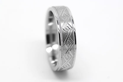 6mm Gold Celtic Wedding Band for Men and Women | 6701