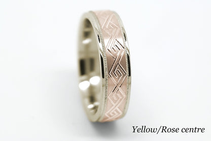 6mm Gold Celtic Wedding Band for Men and Women | 6701